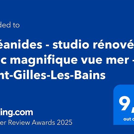 Oceanides - Studio Renove Avec Magnifique Vue Mer - Saint-Gilles-Les-Bains 外观 照片